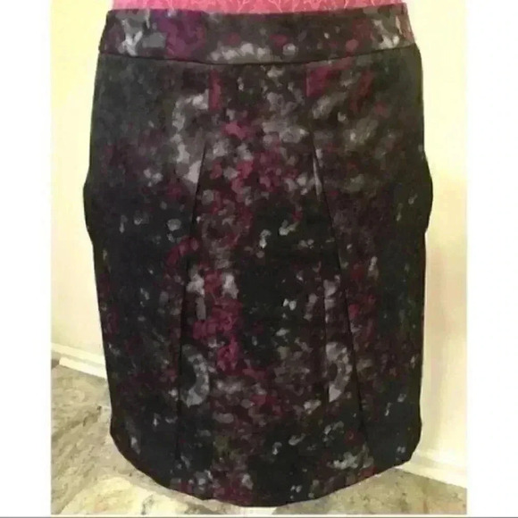 AK Ann Klein Skirt Sz 8 Multicolored With Pockets - Picture 2 of 9